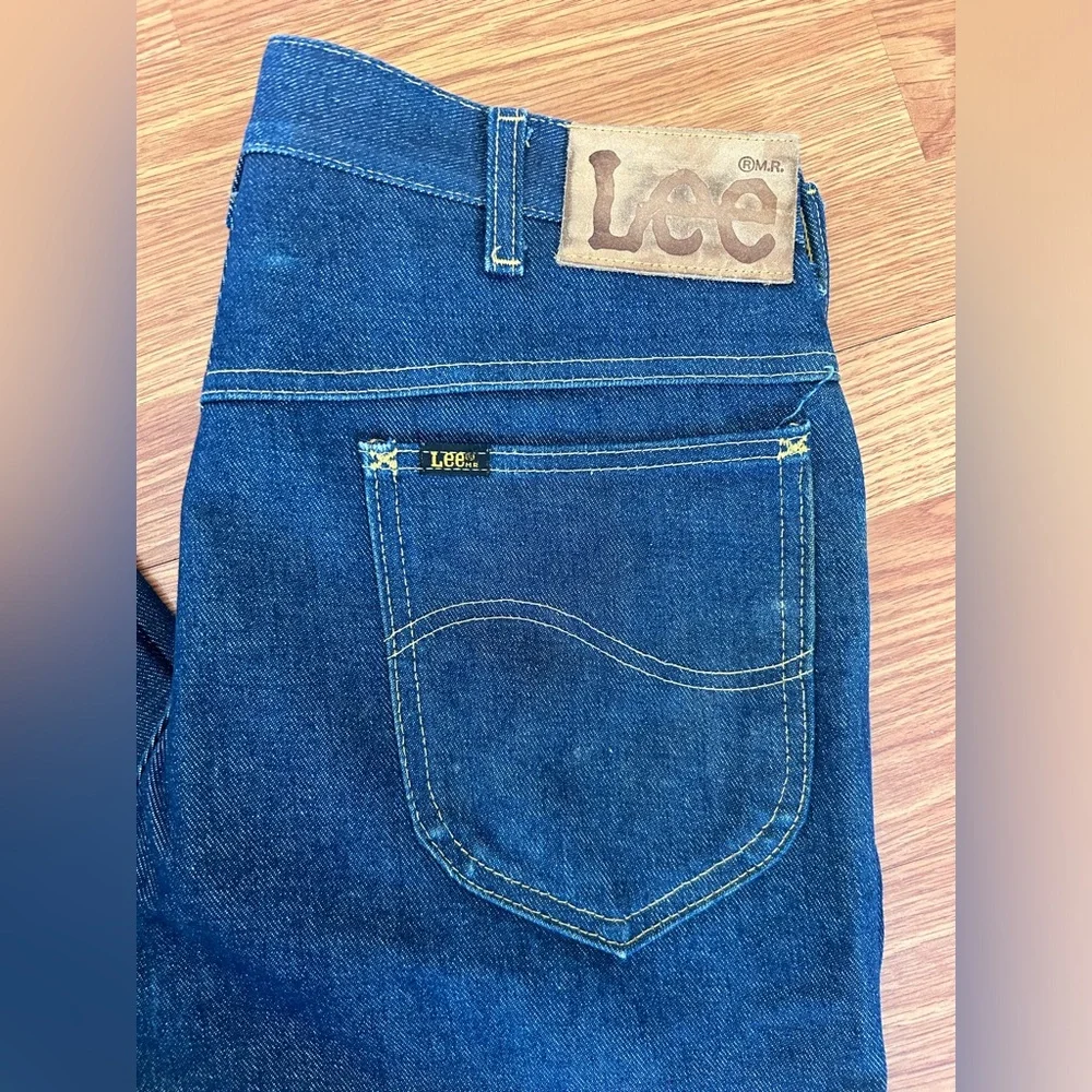Vintage 70’s Lee Bootcut Blue Jeans RN34783 32x30 - Picture 5 of 11